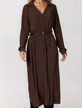 Sinsay - Vestito maxi - marrone