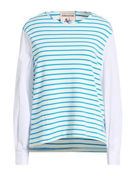 T-shirts Damen Azurblau XL Damen