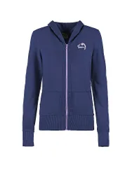 Chaqueta de escalada con capucha Frida para mujer azul XS