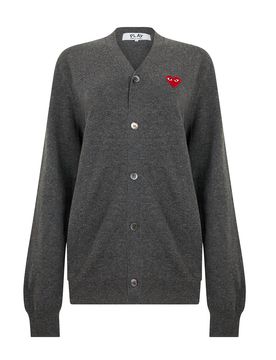 Comme Des Garçons Play Wool Cardigan for Men - Classic and Stylish
