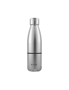 Borraccia termica - Borraccia con tazza 0,7 l Stainless argento - FLSK - FashionsVida