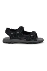 Sandali neri con strappi in velcro CN6 45