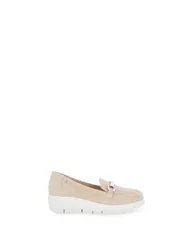 Mocassini con zeppa BEIGE 41
