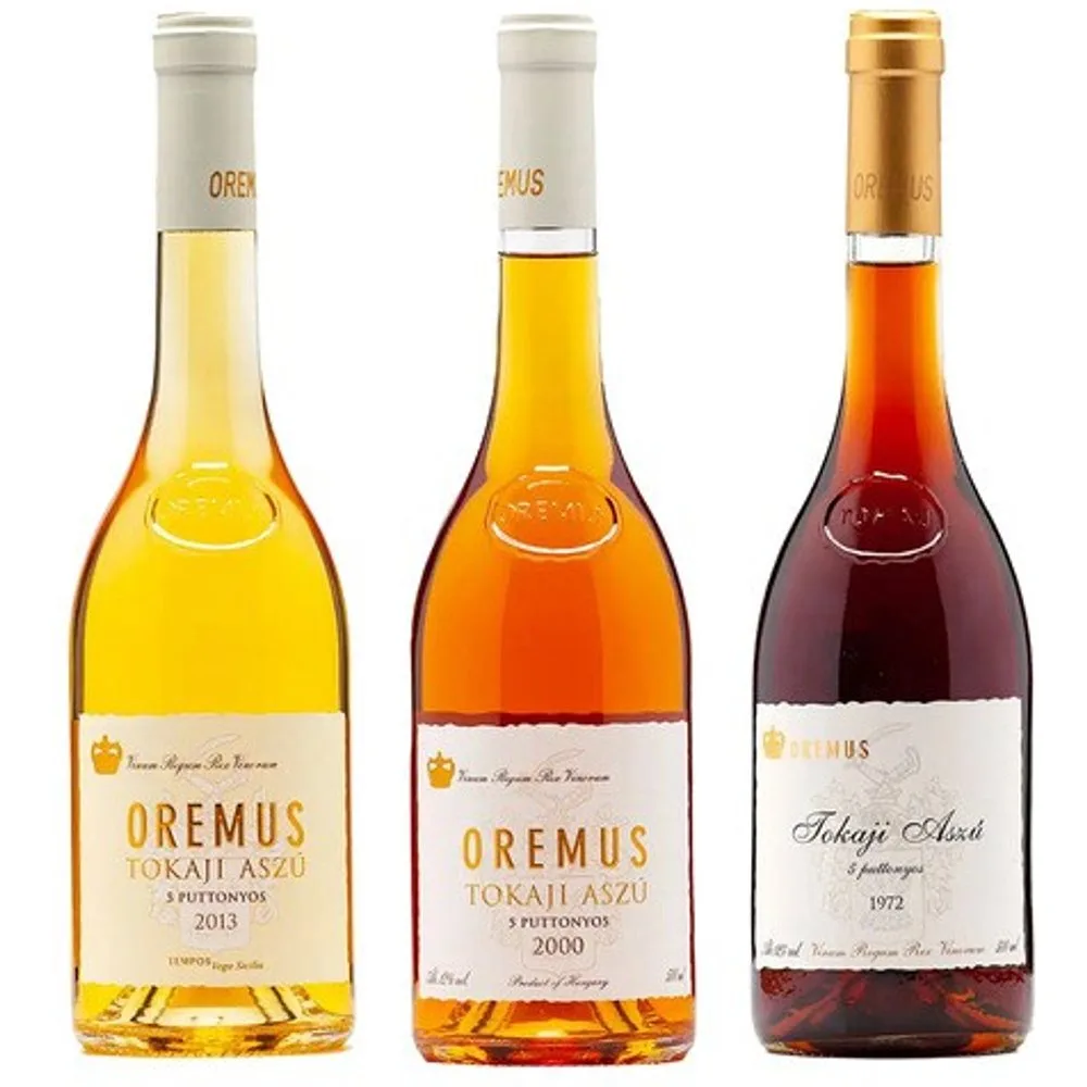 Estuche vinos dulces Luxury Legends Hungría 1972, 2000 y 2013 - Oremus - FashionsVida