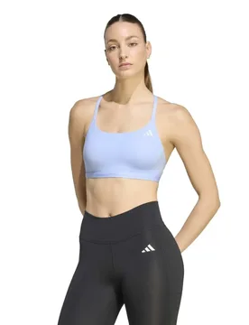Soutien-gorge De Sport à Faible Impact Optime Essentials Workout Glow Blue S - Adidas - FashionsVida