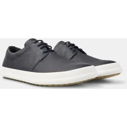 Zapatos de cordones de hombre de piel con suela a contraste