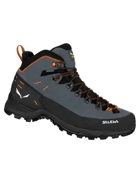 Chaussures de randonnée pour l'hiver - Alp Mate Winter Mid Wp M Onyx/Black en Cuir - Taille 44,5 - Gris - Salewa - FashionsVida