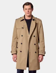 Cotton Rich Trench Coat Beige male