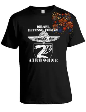 Israel Defense Force Airborne Badge T-Shirt 100% Cotton O-Neck Summer Short Sleeve Casual Mens T-shirt Size S-3XL - Aliexpress - FashionsVida
