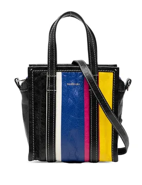 XXS Lambskin Bazar Shopper Satchel - Balenciaga - FashionsVida