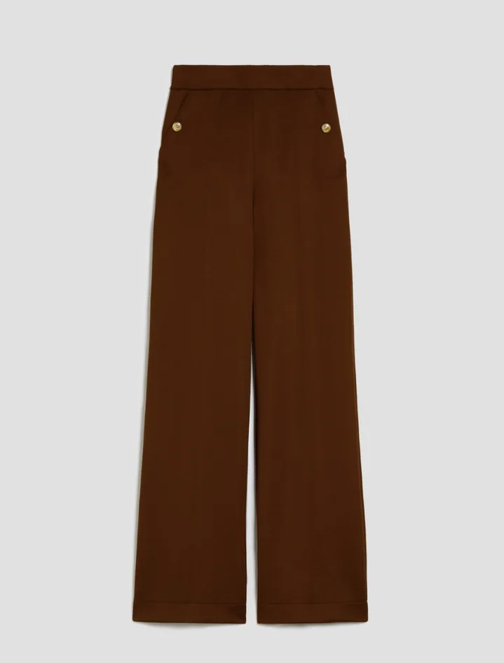 Pantalone ampio donna caffe - Pennyblack - FashionsVida