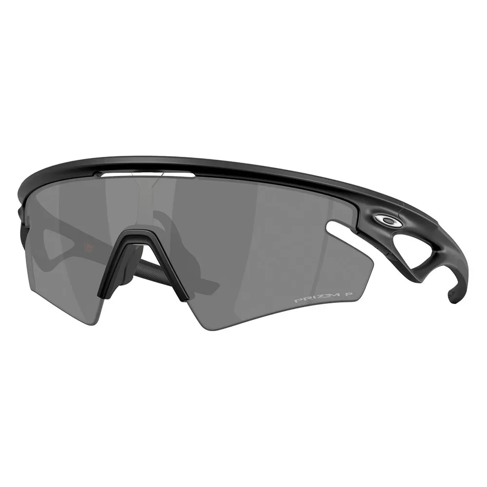 Sphaera Slash Polarized Sunglasses Matte Black Prizm Black Polarized/CAT3 - Oakley - FashionsVida