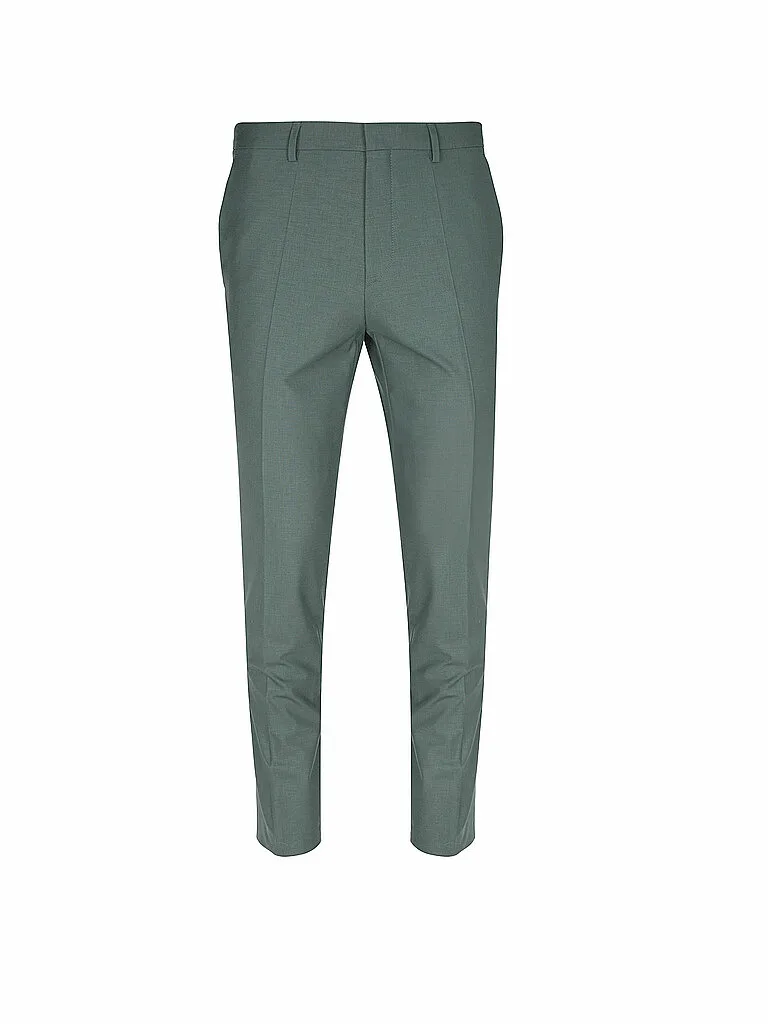 Hugo Pantaloni da abito extra slim fit verde 56 - Hugo Boss - FashionsVida