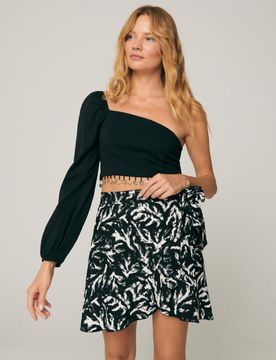Minigonna con allacciatura - multicolor