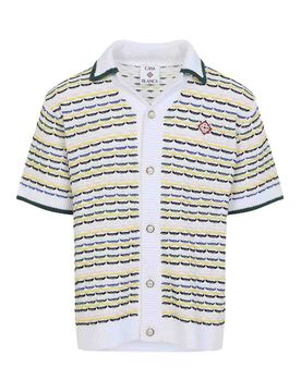 Camicia con punto infilato