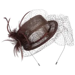 Lialena Sinamay Fascinator by - brown - Damen - Size: One Size