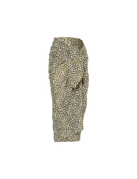 Paréo Grand Imprimé Léopard olive - DARLING HARBOUR - FashionsVida