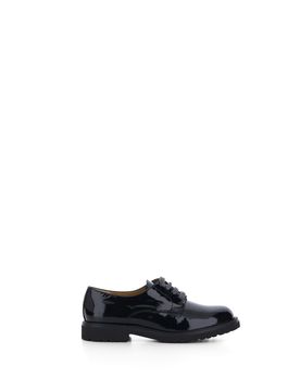 Scarpe Derby in vernice NERO 36