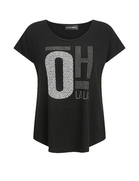 T-Shirt schwarz 42 damen