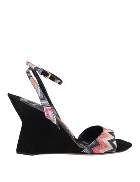 Sandali stringati con stampa geometrica