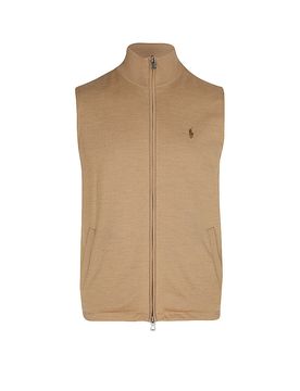 Chaleco reversible camel L