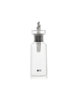 Essig- oder Ölspender AROMA POUR 120ml Glas/Edelstahl hellgrau baby - AdHoc - FashionsVida