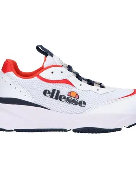 Sneaker 61025 Massello Text Am White / Flame Scarlet / Navy EU 46