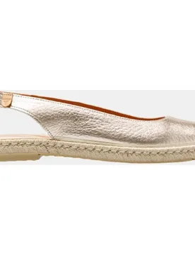 Alpargatas Planas Kiara Nucleo Metal - Verbenas - FashionsVida