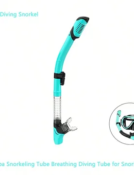 Tubo de respiración seco para adultos con válvula de escape - Equipado con boquilla de silicona cómoda y clip de liberación rápida, adecuado para - Shein - FashionsVida