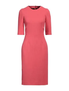 Dolce&Gabbana Vestido midi Mujer Coral 34,36 Mujer - Dolce & Gabbana - FashionsVida