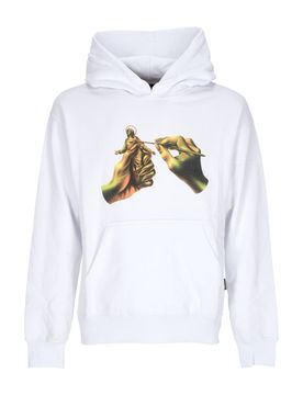 Felpa Cappuccio Uomo Dominet Hoodie White