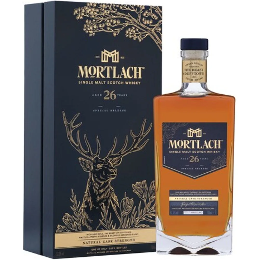 Estuche whisky escocés 26 años Single Malt - Mortlach - FashionsVida