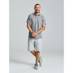 Heba Short Sleeve Polo Titanium L Men