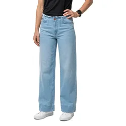 Jeans Taille Basse 21011300 Wide Leg Ice Bleach 34