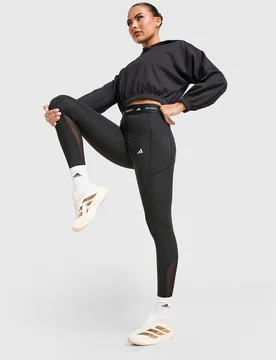 Womens Leggings Techfit Stash Pocket Full-length - Nero, nero nero Donna taglia XL - Adidas - FashionsVida