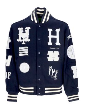 Giubbotto College Uomo 20 Year Classic H Varsity Jacket Navy