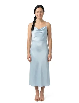 Robe Midi Sans Manches Ravenna Nantucket Breeze 34 - Vila - FashionsVida