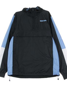 Giacca a Vento Infilabile Uomo Ne Contemporary Windbreaker Newera Navy/white/sky Blue