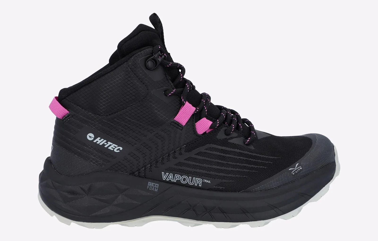 Fuse Trail Mid Waterproof Womens - Black - Size Uk 7 - Hi-tec - FashionsVida