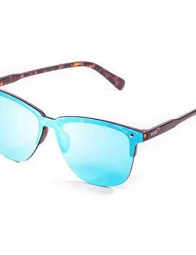 Lafitenia Polarized Sunglasses Matte Demy Brown Revo Blue Sky Flat/CAT3 Men,Women - Ocean Sunglasses - FashionsVida