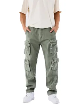 X Paris Pantalon Cargo Green M