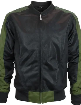 Giubbotto Moto Estivo CAMARO MESH Nero Kaki taglia L - Harisson - FashionsVida