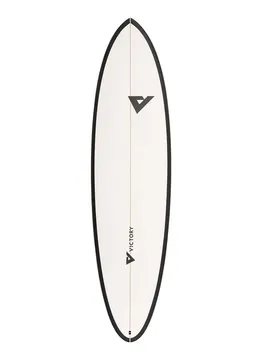 Planche De Surf Midlength Epoxy 6´8 Matt Black 203 cm unisex