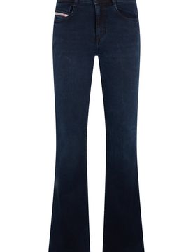 Women's Flared Bell-Bottom Jeans in Cotton Denim