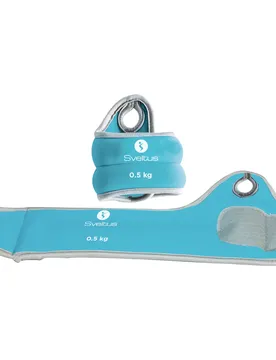 Handgelenk-Beschwerungsbänder 500gr (x2) - Bleu - unisex - Size: TU