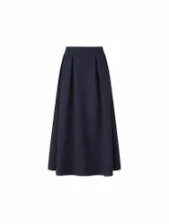 Midi falda azul oscuro XS