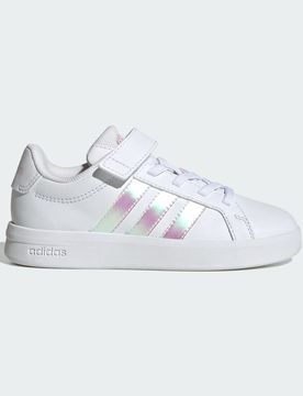 Scarpe Grand Court 3.0 EL C 28 Cloud White / Iridescent / Cloud White