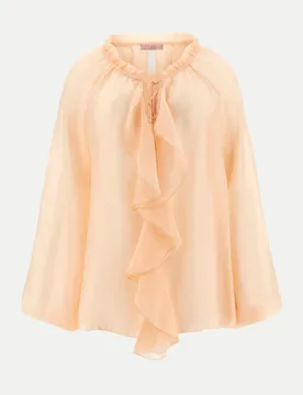 Guess Rüschenbluse Beige XL - Guess - FashionsVida