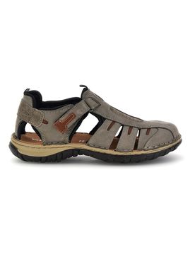 Sandali grigi in vera pelle traforata 2613004 41