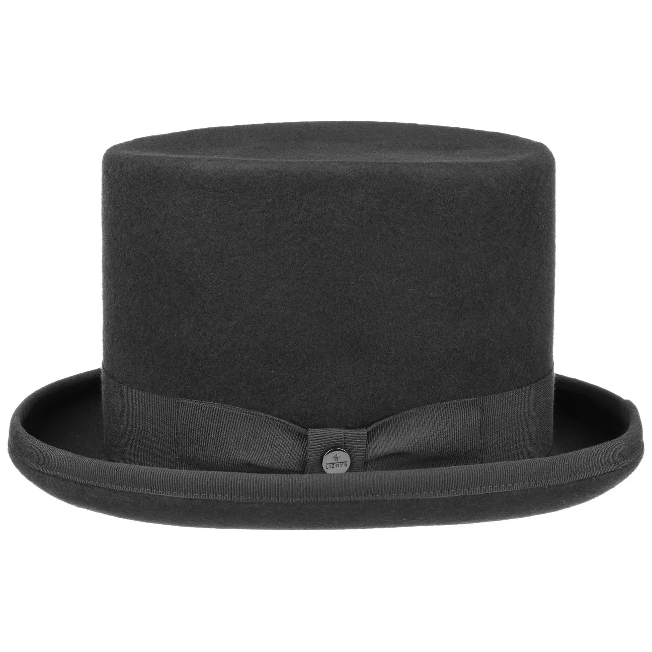 Top Hat Wool Felt by - black - Size: 57 cm - Lierys - FashionsVida